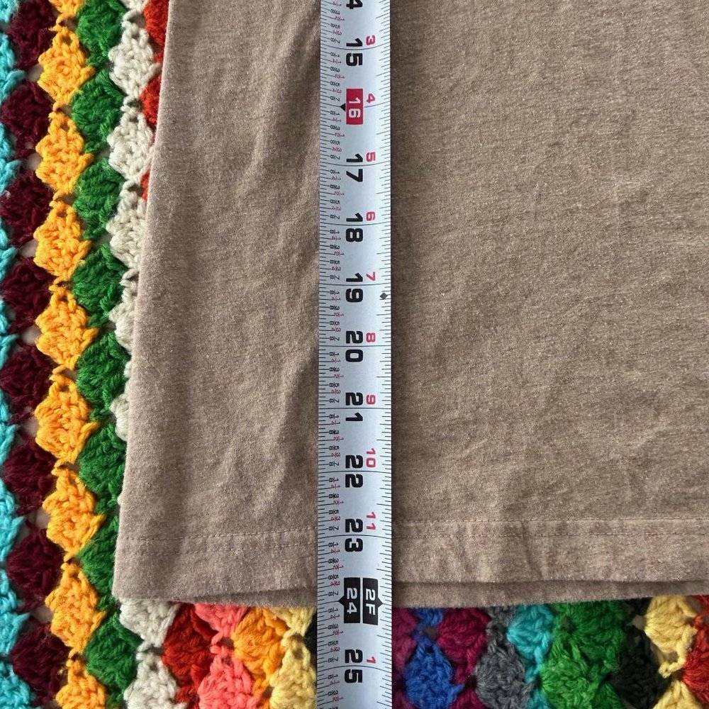 Mock Neck Stretch Soft Oatmeal Beige Turtle Neck Layering Top Croft & B… - Picture 8 of 10